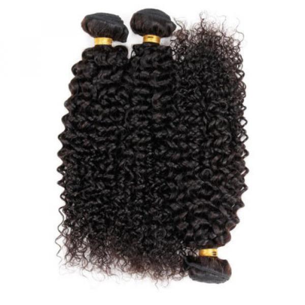 Virgin 100% Brazilian Kinky Curly Hair Weave Human Hair Extension 3 Bundle 12*3 #2 image