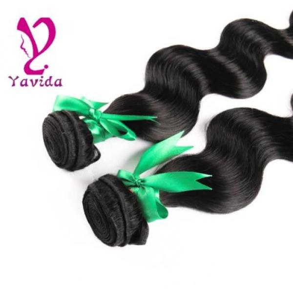 8A Brazilian Body Wave 100% Virgin Human Hair Weave 2 Bundles Extensions 200g #1 image
