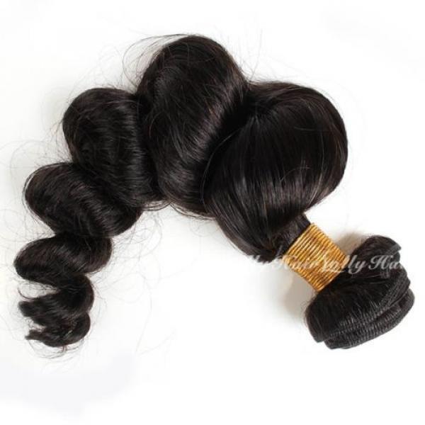 300G/3 Bundles Brazilian Human Hair Weave Weft Virgin Loose Wave Hair Product #3 image