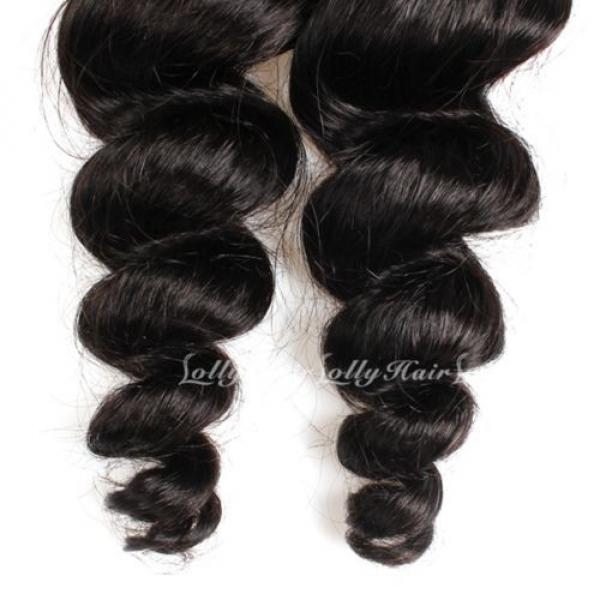 300G/3 Bundles Brazilian Human Hair Weave Weft Virgin Loose Wave Hair Product #4 image