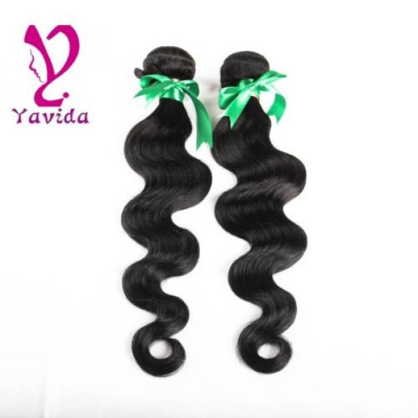 8A Brazilian Body Wave 100% Virgin Human Hair Weave 2 Bundles Extensions 200g #2 image