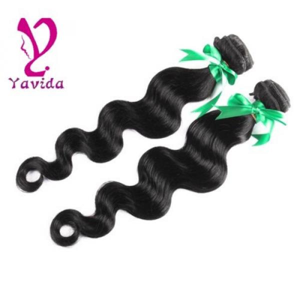 8A Brazilian Body Wave 100% Virgin Human Hair Weave 2 Bundles Extensions 200g #5 image