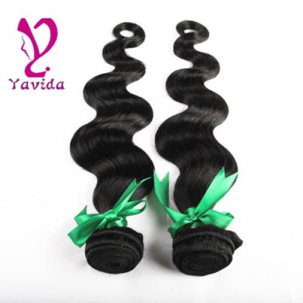 2 Bundles/200g Body Wave Virgin Brazilian/Peruvian/Indian Human Hair Extensions #3 image