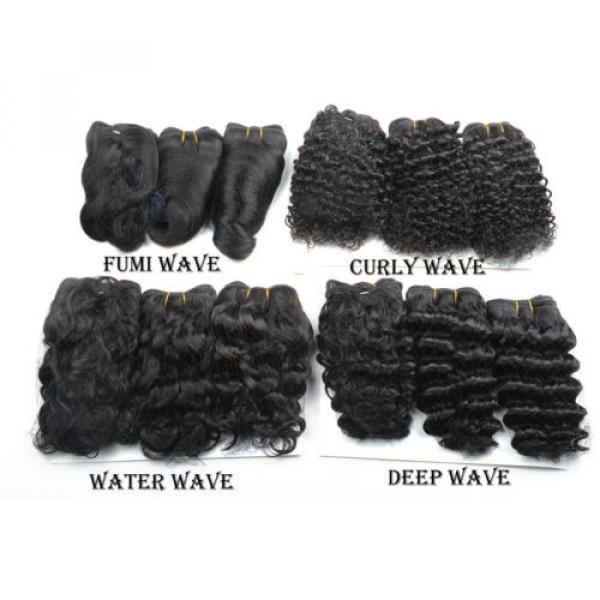 3 bundles 100% unprocessed virgin brazilian hair natural black human remy hair #1 image