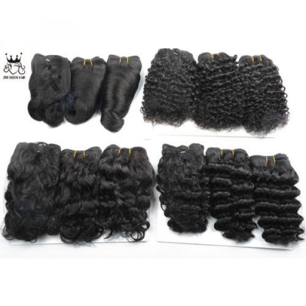 3 bundles 100% unprocessed virgin brazilian hair natural black human remy hair #2 image