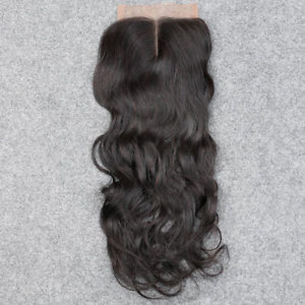 7A 100% Unprocessed Brazilian water wave Virgin Hair Silk Base Closure #1 image