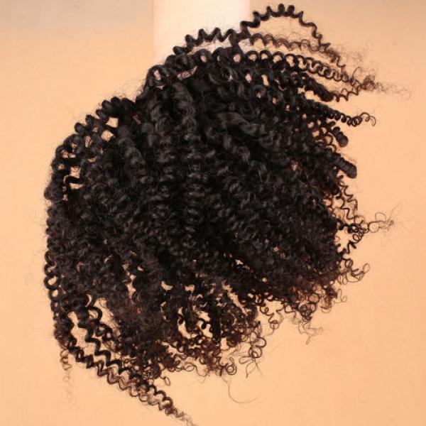 3 Bundles 7A Brazilian Human Baby Virgin Hair Kinky Curly Weave Extension 300g #5 image
