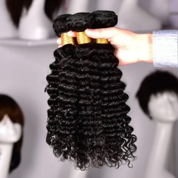 3 Bundles 300g Deep Wave Brazilian Hair Virgin Hair Deep Wave Human Hair Bundles #2 image