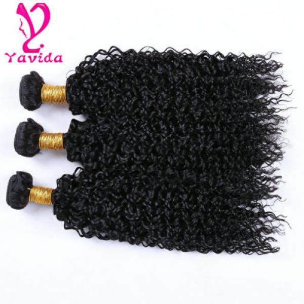 HOT SALES 7A Virgin Brazilian Kinky Curly Human Hair Weft Weave 3 Bundles/300g #5 image