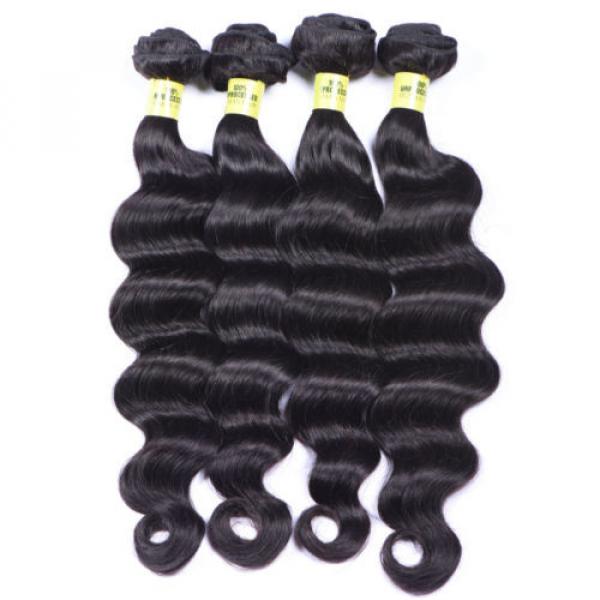 loose wave Brazilian Human Hair 4 bundle/200g unprocessed 100% virgin hair weft #3 image