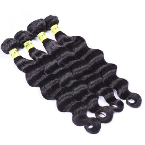 loose wave Brazilian Human Hair 4 bundle/200g unprocessed 100% virgin hair weft #4 image