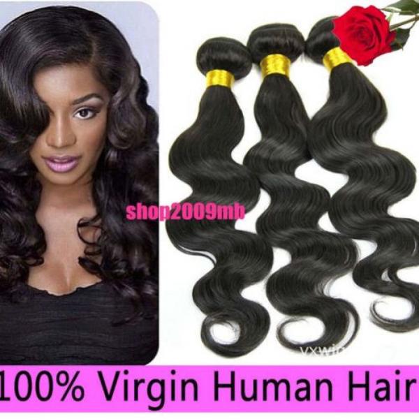 Brazilian Body Wave 3 Bundles of Virgin Hair Sale 100% Unprocessed Human Hair #3 image