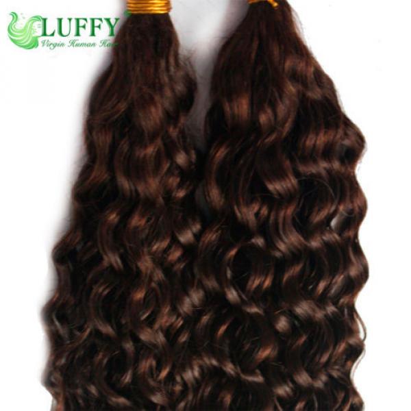 Curly Braiding Hair Bulk Brazilian Virgin Human Hair Extensions Micro Braids #3 image