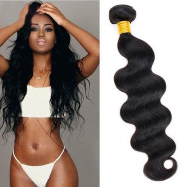 50g Bundle Brazilian Body Wave 100% Virgin Human hair Remy Weave Weft Extensions #1 image