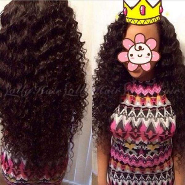 7A 3Bundles Unprocessed Virgin Brazilian Deep Wave Curly Human Hair Weft 300g #1 image