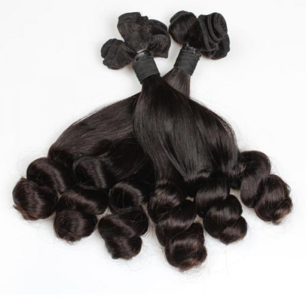 10A Funmi Bouncy Curls Loose Wave Fumni Brazilian Virgin Human Hair Extensions #3 image