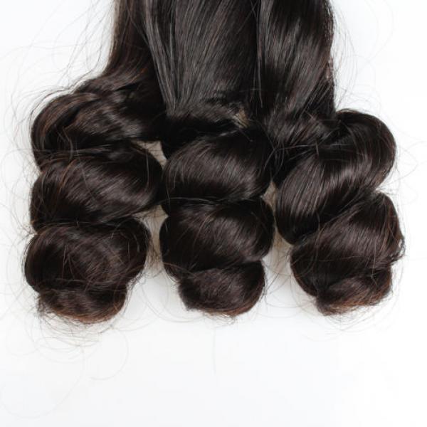 10A Funmi Bouncy Curls Loose Wave Fumni Brazilian Virgin Human Hair Extensions #5 image