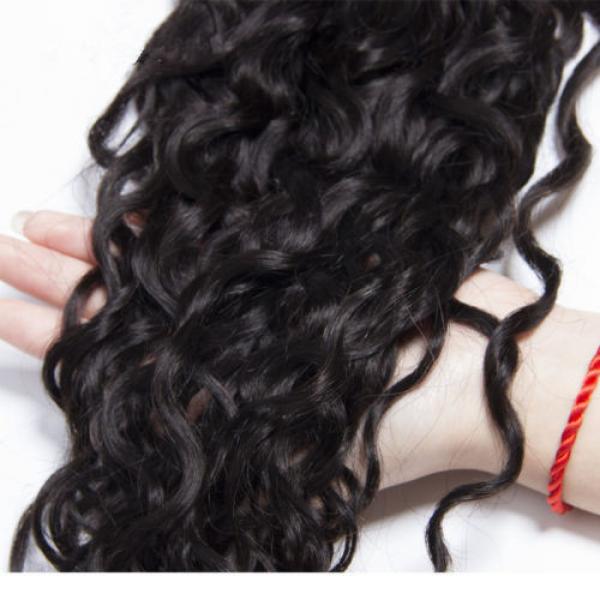 3 Bundle 150g Virgin 100% Brazilian Natural Wave Hair Weave Human Hair Extension #3 image