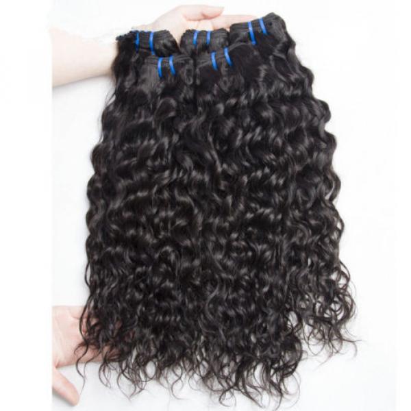 3 Bundle 150g Virgin 100% Brazilian Natural Wave Hair Weave Human Hair Extension #5 image