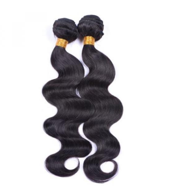 3/4 Bundle Brazilian Virgin Human Hair Weave Body Wave Indian Remy Hair Weave #5 image
