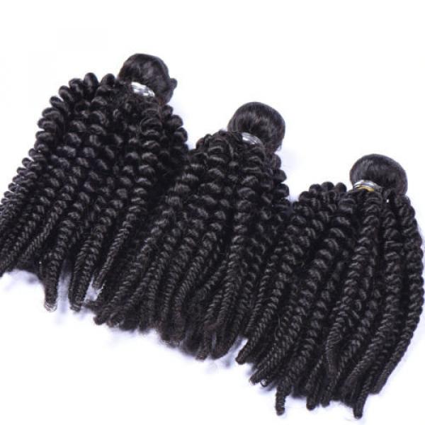 3 Bundles Virgin Brazilian Curl Human Hair Weave Loose Wave Hair Extensions Weft #5 image