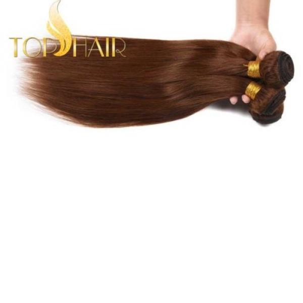 100% Unprocessed Virgin Brazilian Ombre Straight Hair Weft Ombre Colour #30 #2 image