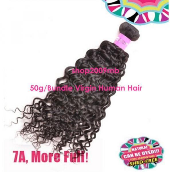 Peruvian Curly Virgin Hair Weave 3 Bundles Human  Hair Extension 100%Unprocessed #4 image