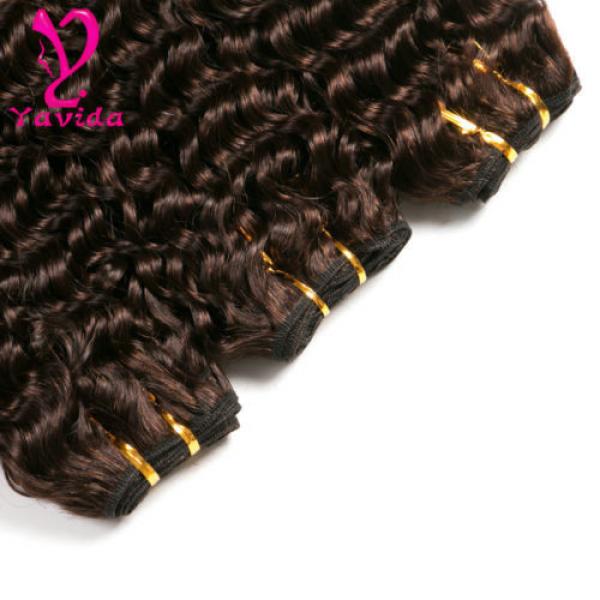 7A Peruvian Virgin Deep Wave Curly Unprocessed Human Hair Weft 3 Bundles 300g #5 image