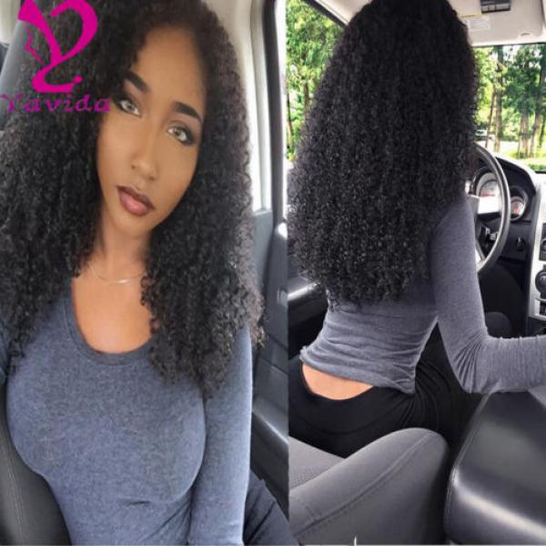 7A Virgin Peruvian Kinky Curly Human Hair Extension Weft 400g #1 image