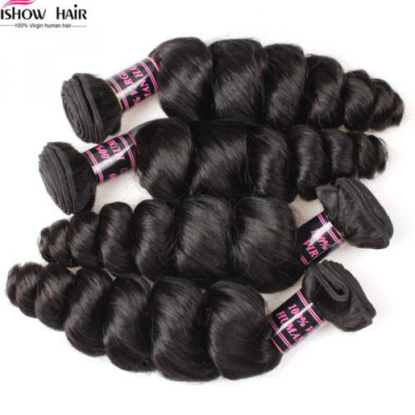 7A Peruvian Virgin Hair Loose Wave Hair Style  Peruvian 4 Bundles /200G Hair #2 image