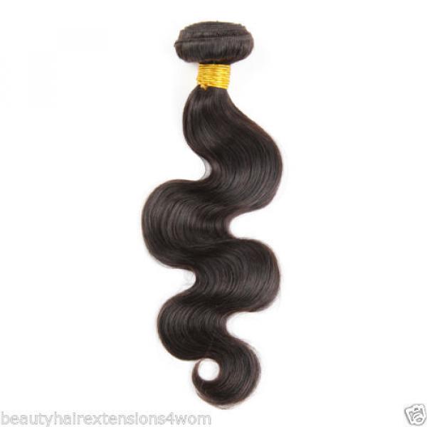 8A Peruvian Remy Hair Body Wave Human Hair Weft Weave Virgin Hair Bundles 100G #2 image