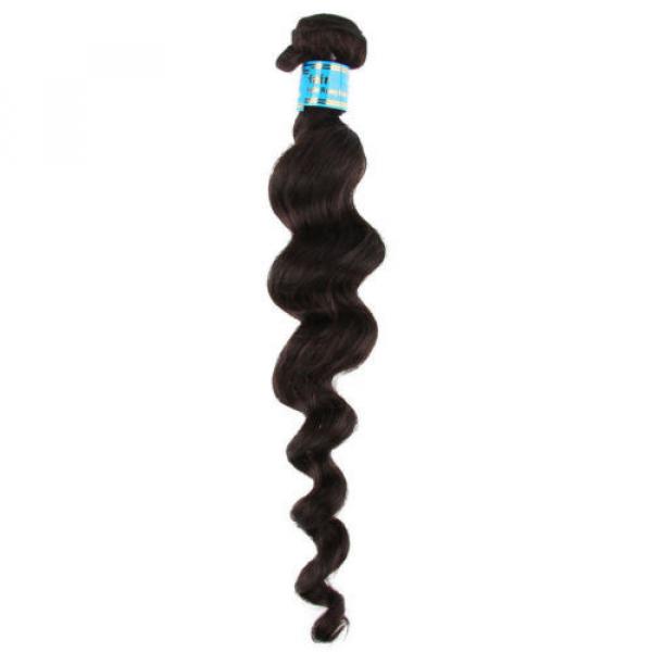 50g/Bundle 7A Loose Wave Hair Peruvian Virgin Human Hair Extensions Weft #3 image