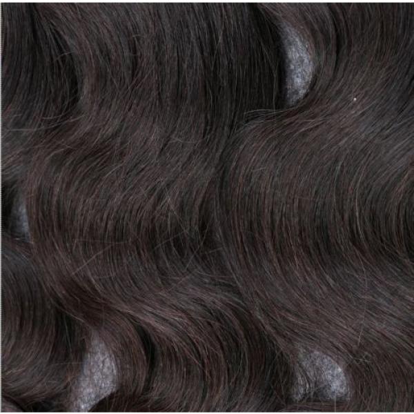 7A  Peruvian Virgin Human Hair 360 Lace Frontal Closure With 3 Bundles Hair #2 image