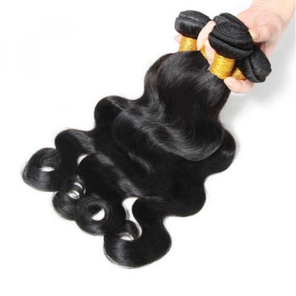 High Quality Body Wave Peruvian Hair Bundles 300g Peruvian Virgin Hair Weave #4 image