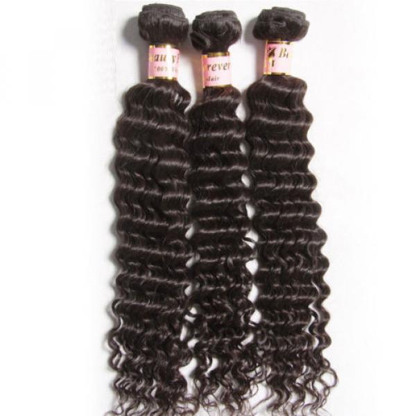100% Unprocessed 7A Peruvian Curly Virgin Human Hair Extensions 3 Bundles/150g #5 image