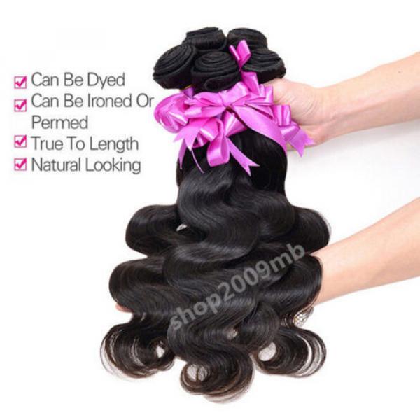 100% Unprocessed Brazilian Peruvian Virgin Human Hair Weave 8A 300g 3bundles #3 image