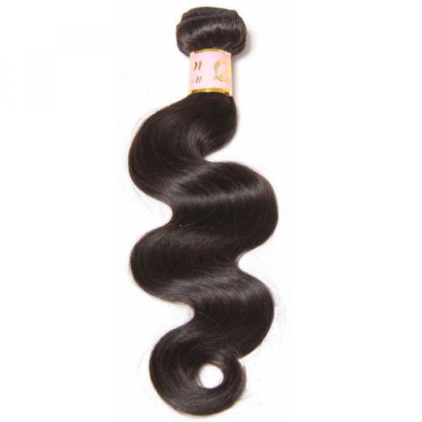 Unprocessed 50g/Bundle Peruvian 7A Body Wave Virgin Human Hair Extensions Weave #3 image