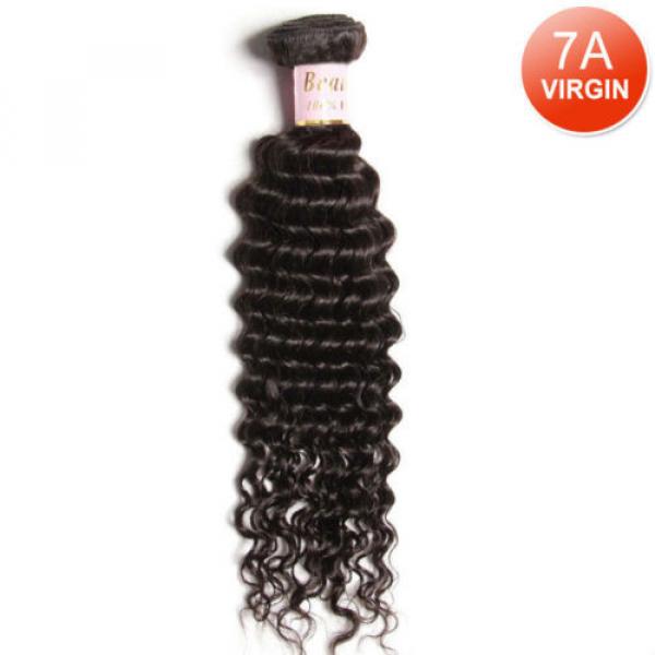100g/Bundle Peruvian Kinky Curly Virgin Human Hair Weft Extensions Unprocessed #3 image