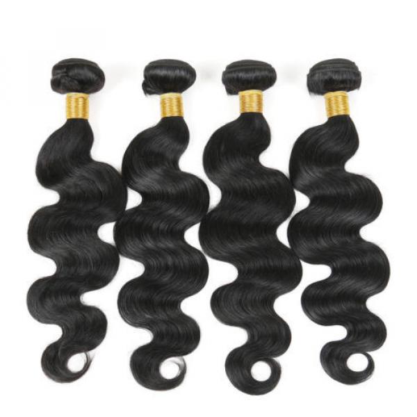 Brazilian Virgin Hair Body Wave 4 Bundles Cheap 7A Human Hair Weave Cheap 200g #2 image