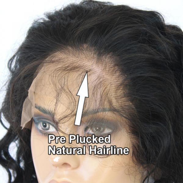 Peruvian Virgin Human Hair 360 Lace Frontal Closure Wavy Full Lace Band Frontal #4 image
