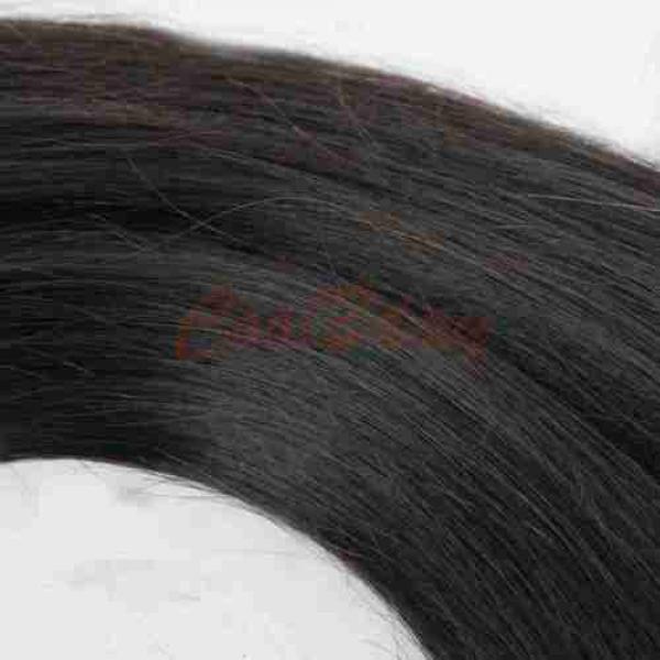 4 Bundles 200g Unprocessed Virgin Peruvian Straight Hair Extension Human Weave #5 image