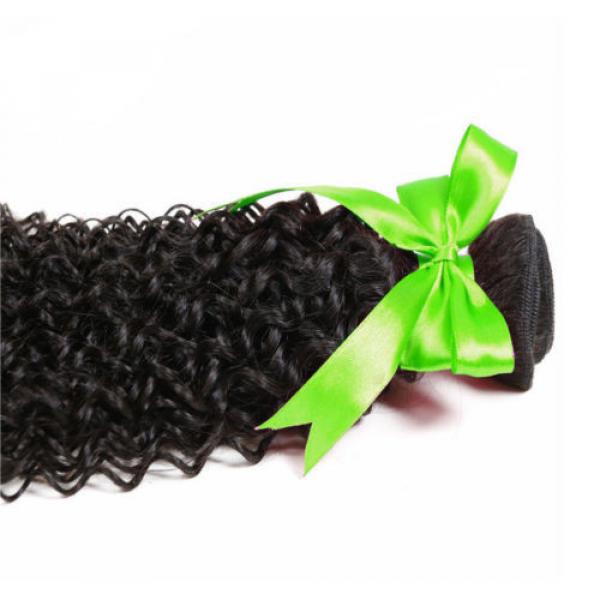 Peruvian Curly Virgin Hair Weave 3 Bundles Human Hair Extension 100%Unprocessed #4 image