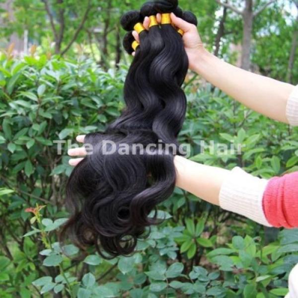 FREE FAST SHIPPING 3 bundles Peruvian virgin hair extensions body wave #2 image