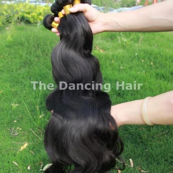 FREE FAST SHIPPING 3 bundles Peruvian virgin hair extensions body wave #4 image