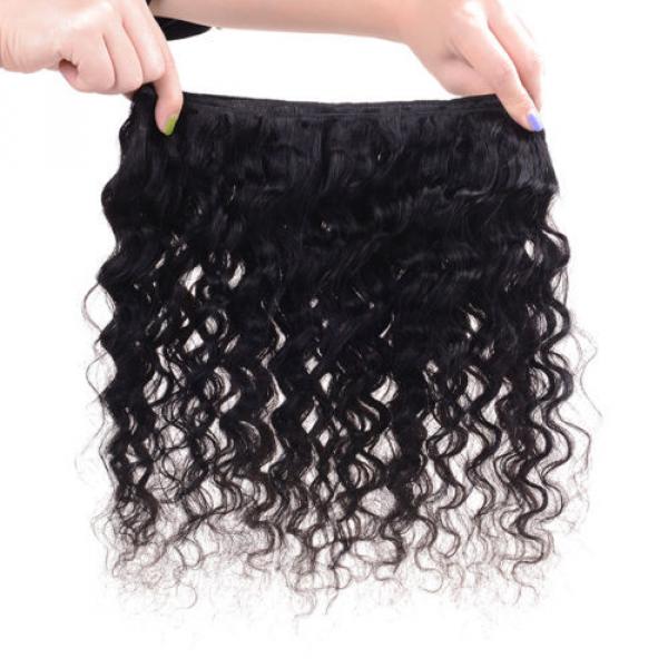 3 Bundles150g Unprocessed Virgin Peruvian natural Deep wave Human Hair Extension #3 image