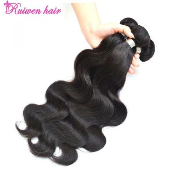 3 Bundles/300g Peruvian Body Wave Remy Human Hair Weave Virgin Hair Extensions #5 image