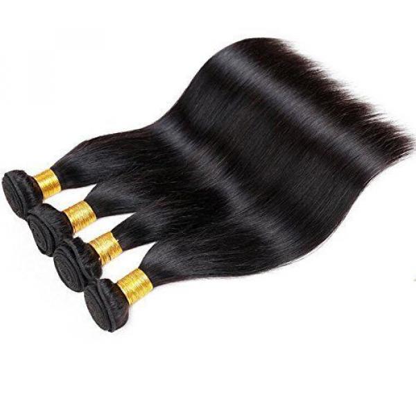 Virgin Peruvian Straight Hair Peruvian Hair 4 Bundles Straight 400g Human Hair #1 image
