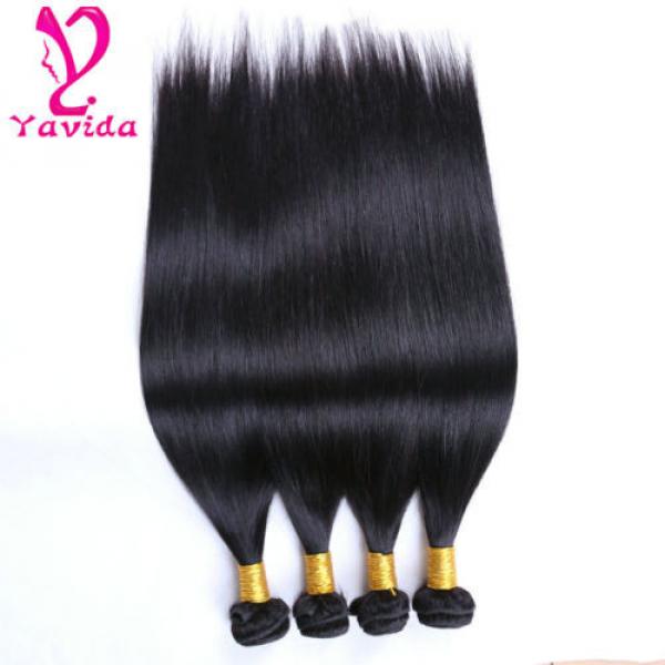 Virgin Peruvian Straight Hair Peruvian Hair 4 Bundles Straight 400g Human Hair #2 image