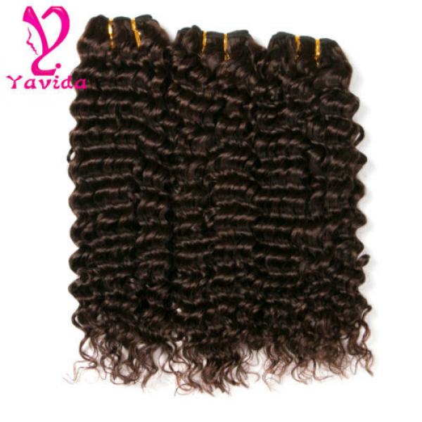 Deep Wave Virgin Peruvian Hair Weft 100% Human Hair Extensions 3 Bundles 300g #2 #2 image