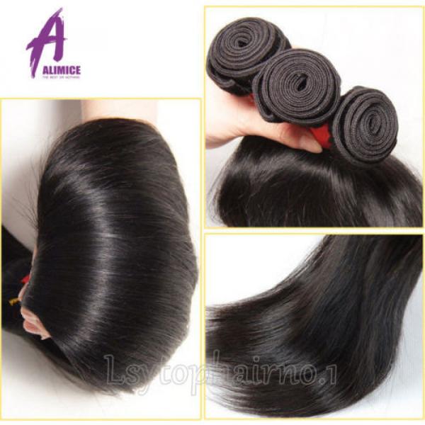 6 Bundles Peruvian Hair Virgin Human Hair Extensions Weave Virgin human hair #2 image